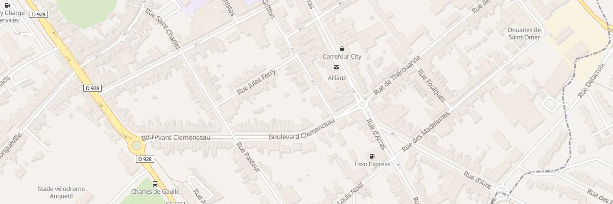 Plan du 27 Rue du Griffon à Saint-Omer