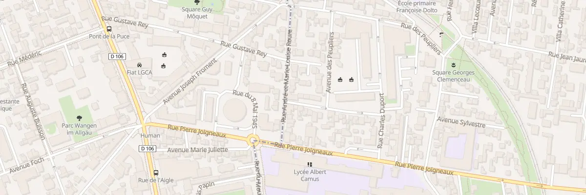 Plan du 1 Rue des Romains à Bois-Colombes