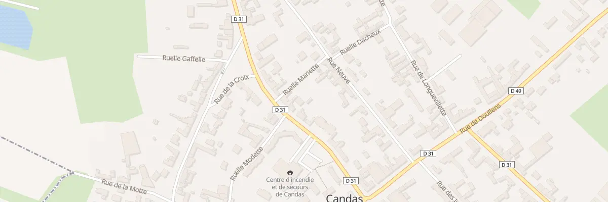Plan du 14 Rue de la Gare à Candas