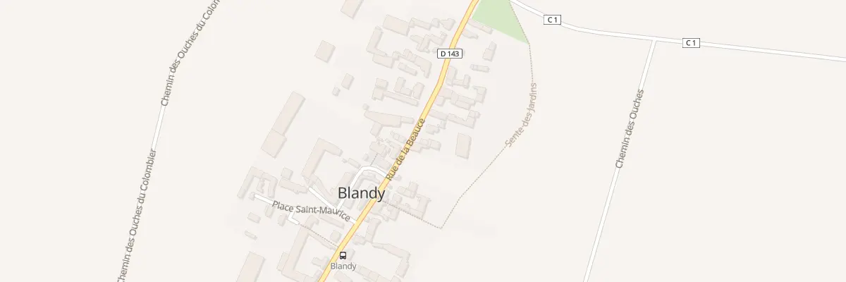 Plan du 21 Rue de Beauce à Blandy