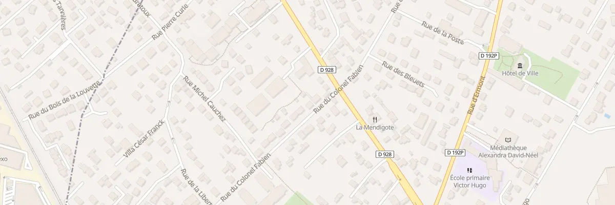 Plan du 68 Rue du Colonel Fabien à Saint-Prix