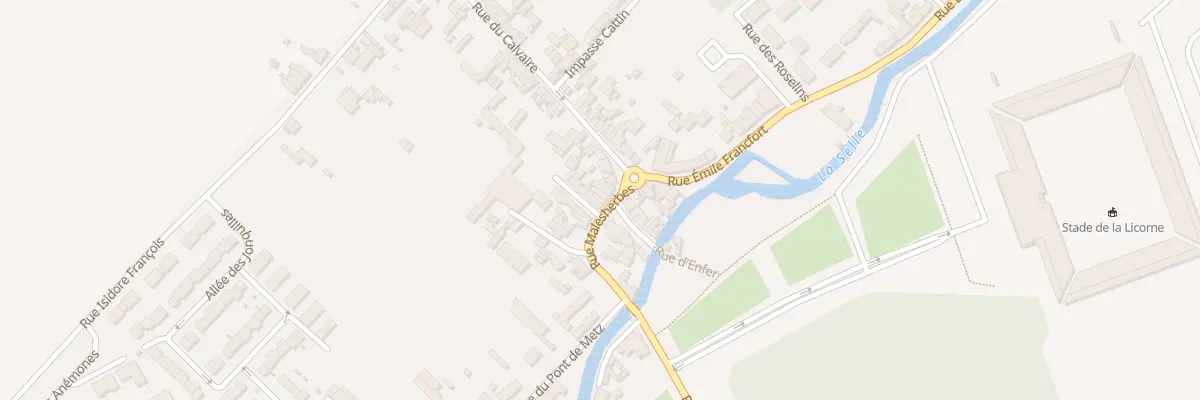 Plan du 10 Rue Malesherbes à Amiens