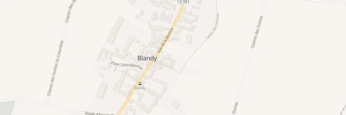 Plan du 25 Rue de Beauce à Blandy