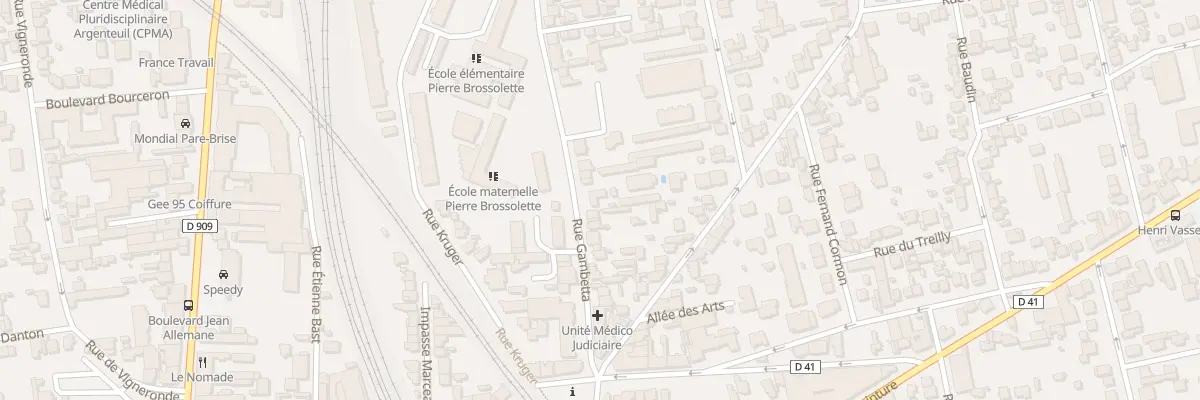 Plan du 20 Rue Gambetta à Argenteuil