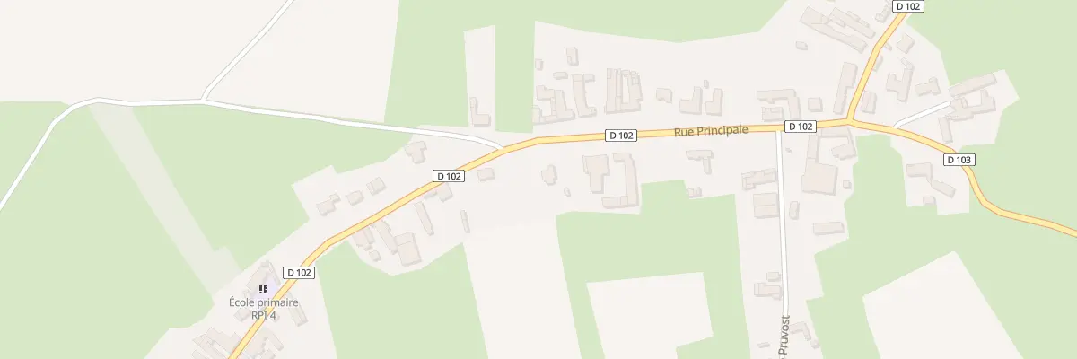 Plan du 58 Rue Principale à Flers