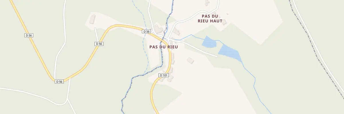 Plan du 66 Pas du Rieu Bas à Laprade