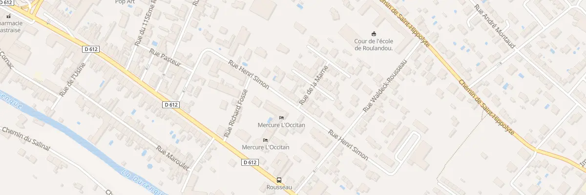 Plan du 31 Rue Henri Simon à Castres
