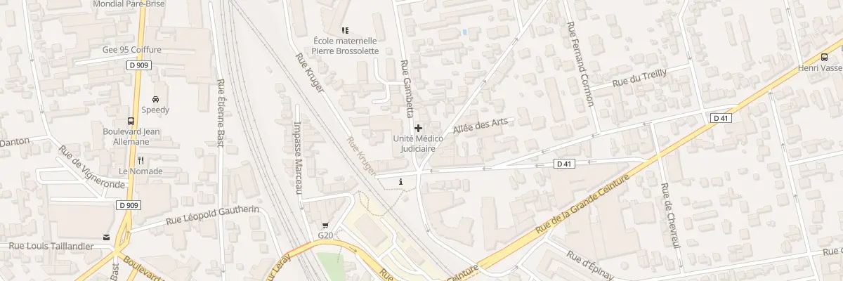 Plan du 2 Rue Gambetta à Argenteuil