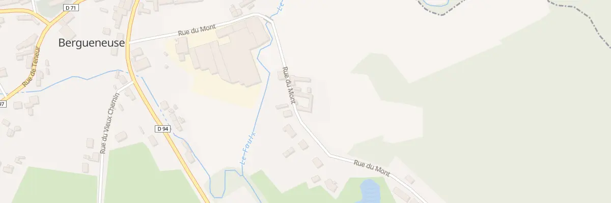 Plan du 10 Rue du Mont à Bergueneuse