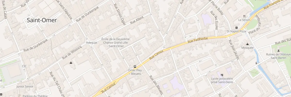 Plan du 68 Rue Carnot à Saint-Omer