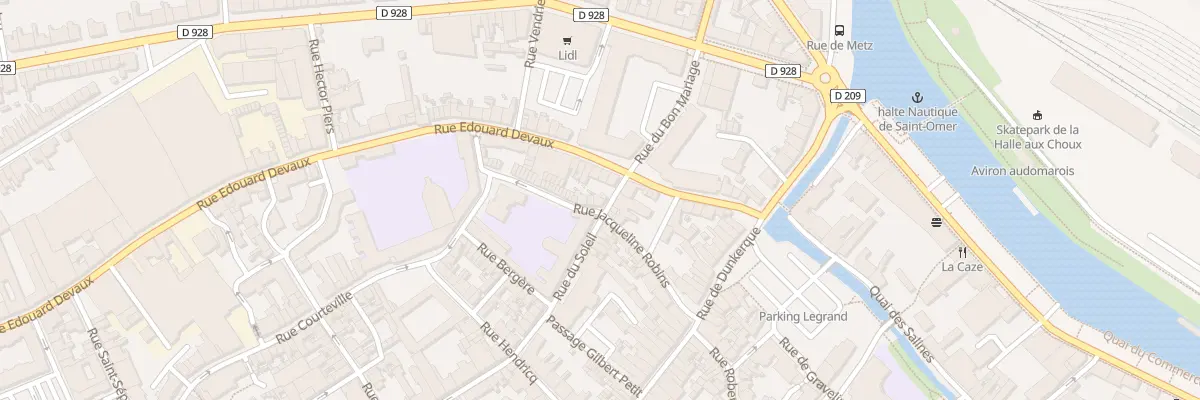 Plan du 23 Rue Jacqueline Robins à Saint-Omer