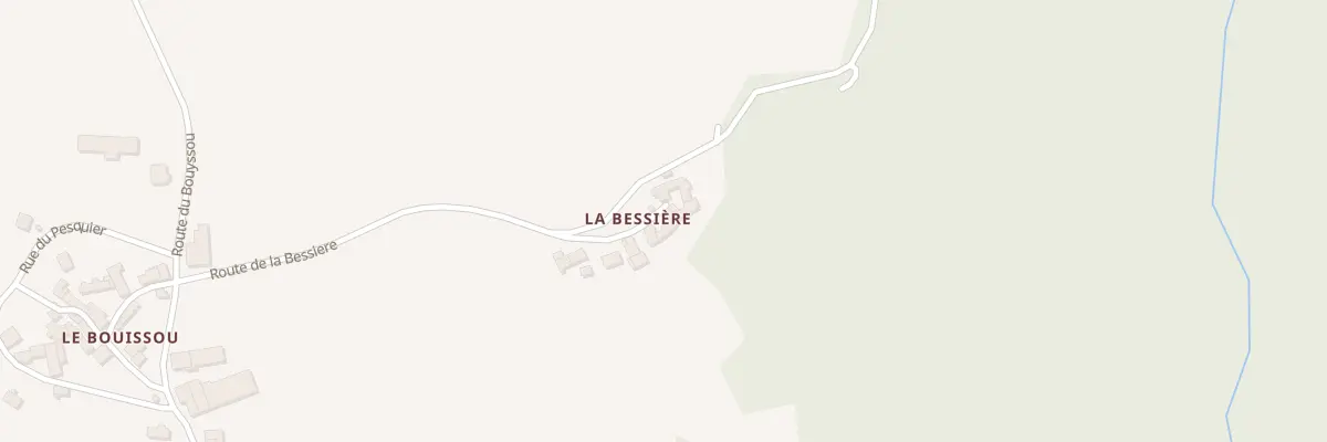 Plan du 5056 La Bessiere à Prévinquières