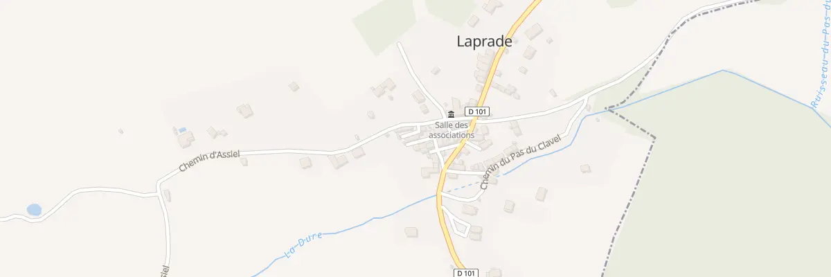 Plan du 17 Le Village à Laprade