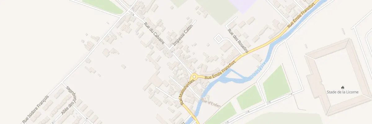 Plan du 16 Rue du Calvaire à Amiens
