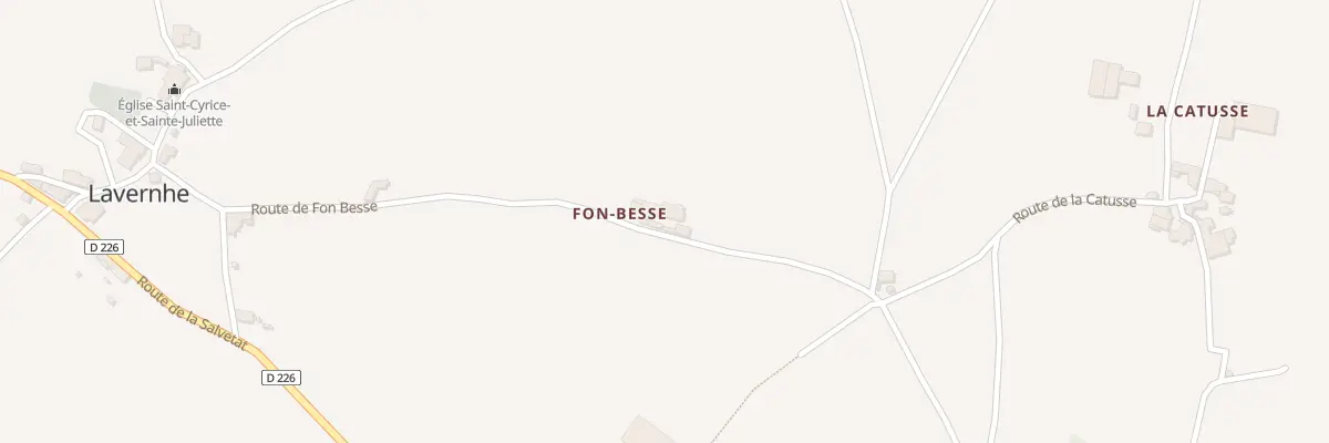 Plan du 5027 Fon Besse à Castelmary