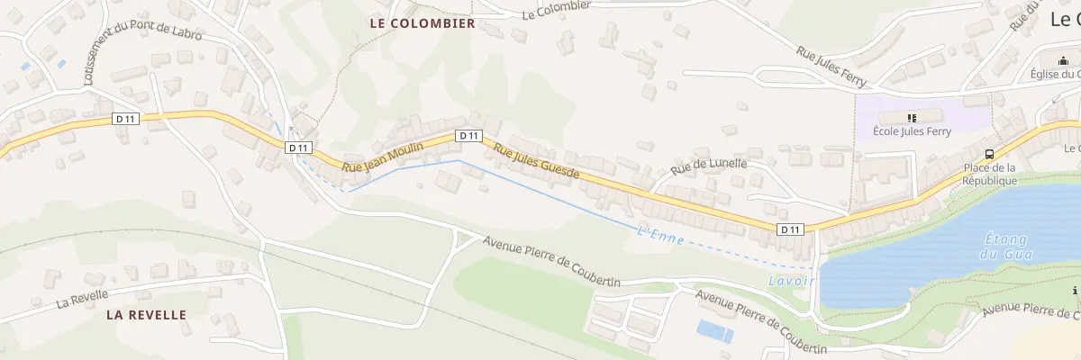Plan du 10 Rue Jules Guesde à Aubin