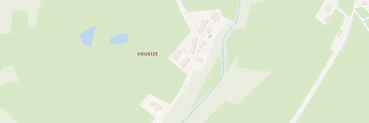 Plan du 3 Voueize à Peyrat-la-Nonière
