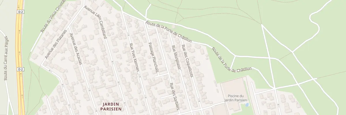 Plan du 38 Rue Monplaisir à Clamart