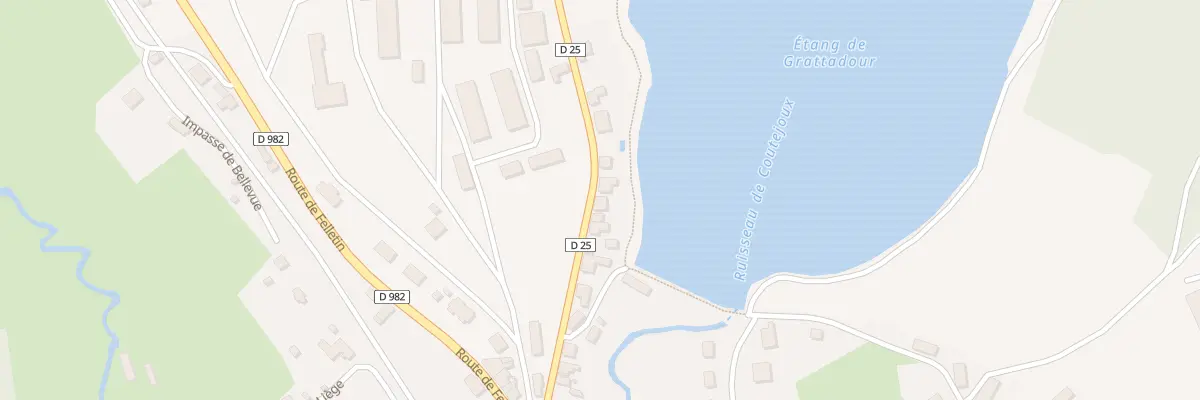 Plan du 30 Rue du Gen Craplet à La Courtine