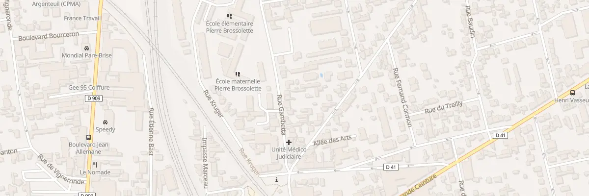 Plan du 16B Rue Gambetta à Argenteuil