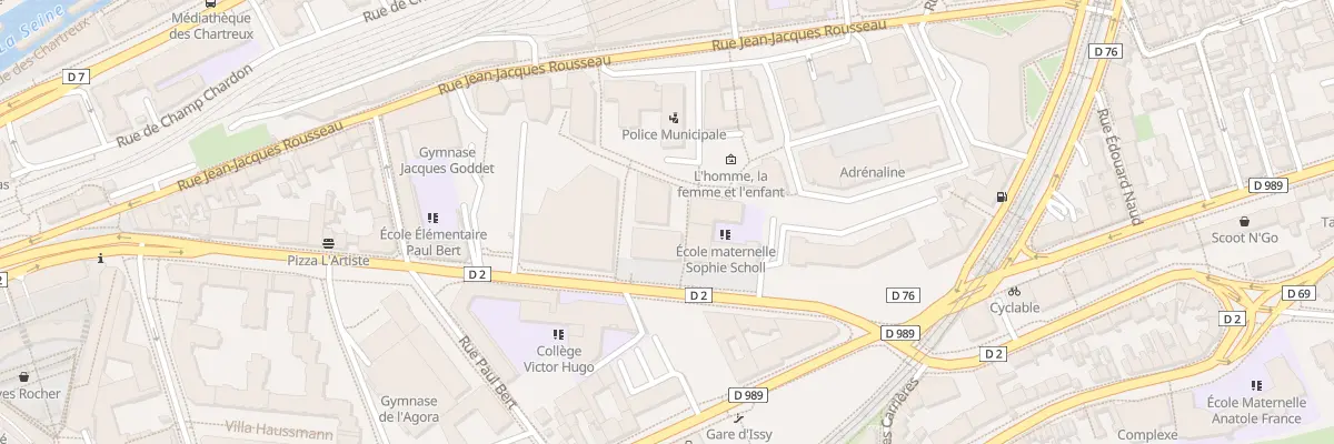 Plan du 1 All Pierrette Anguera-Gargallo à Issy-les-Moulineaux
