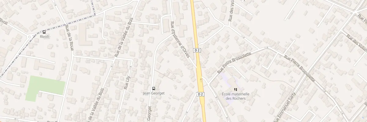 Plan du 95 Rue d’Estienne d’Orves à Clamart