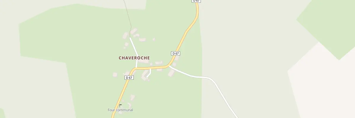 Plan du 5024 Le Bourg à Chaveroche