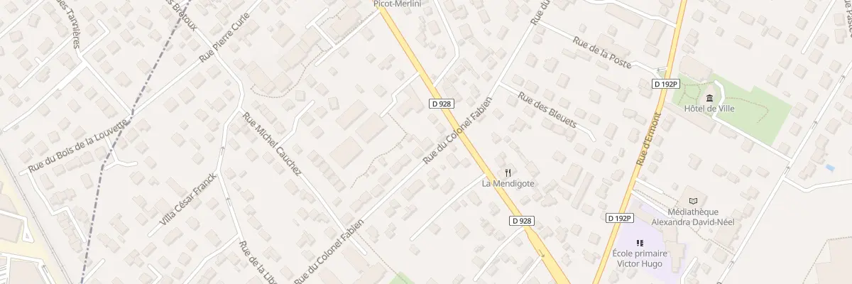 Plan du 66 Rue du Colonel Fabien à Saint-Prix