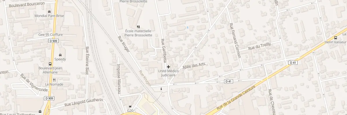 Plan du 8 Rue Gambetta à Argenteuil