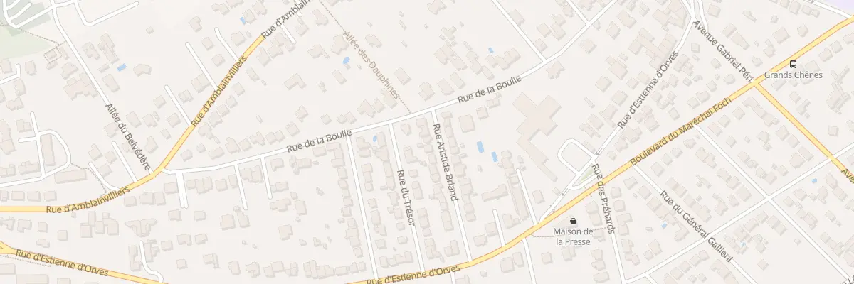 Plan du 21 Rue A Briand à Verrières-le-Buisson