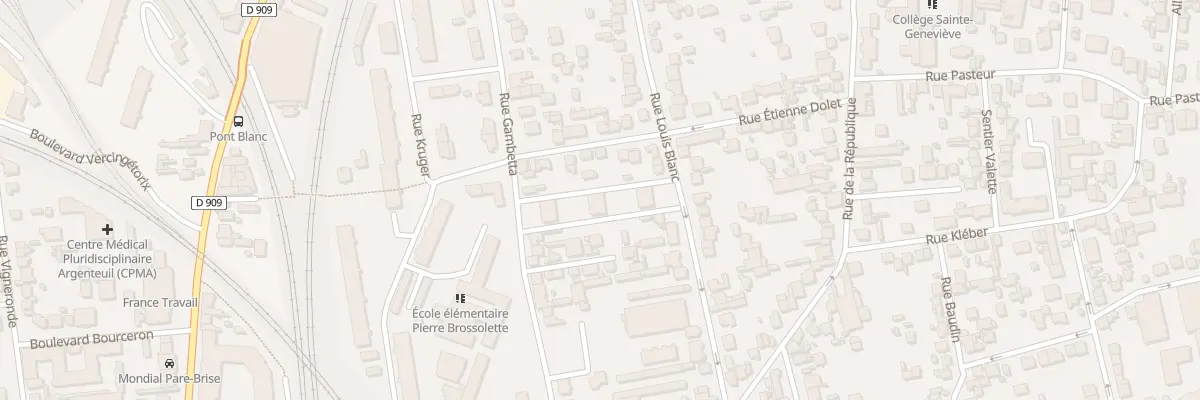Plan du 29 Rue Louis Blanc à Argenteuil