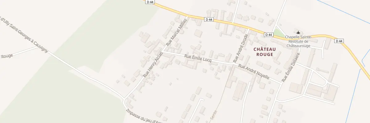 Plan du 4 Rue Emile Locq à Cauvigny