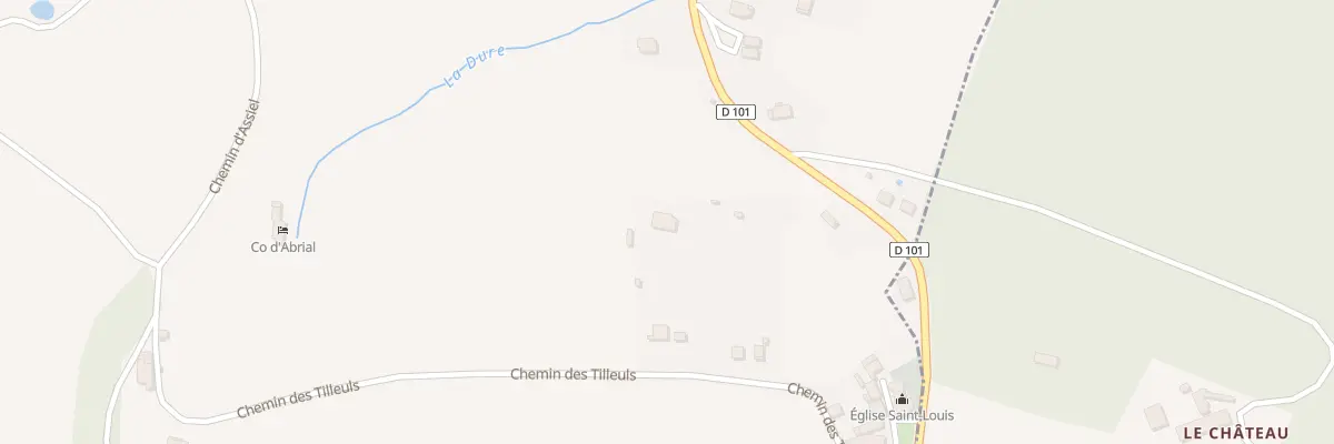 Plan du 8 Che des Tilleuls à Laprade