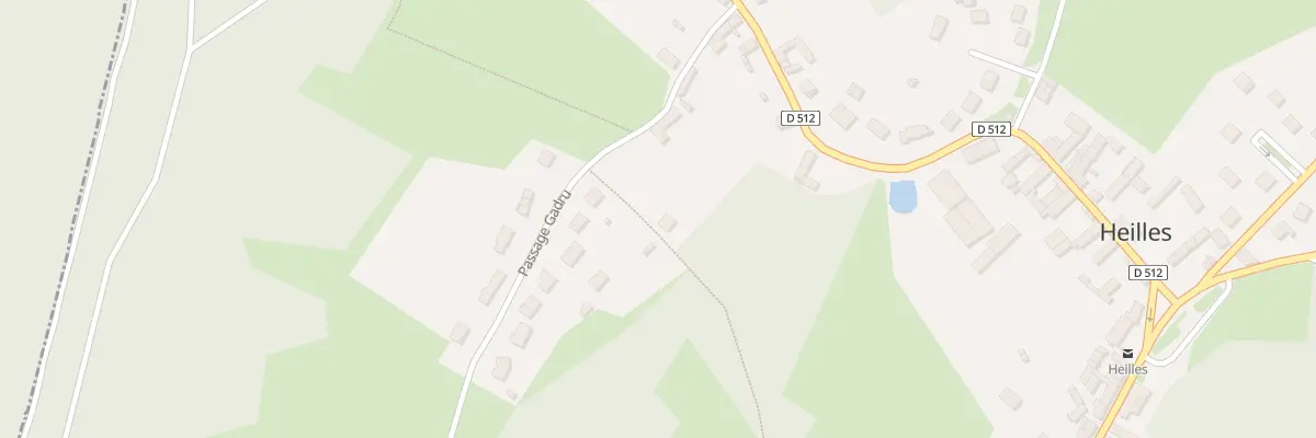 Plan du 151 Pas Gadru à Heilles
