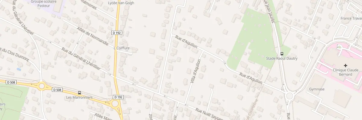 Plan du 10 Rue d’Aquilon à Ermont