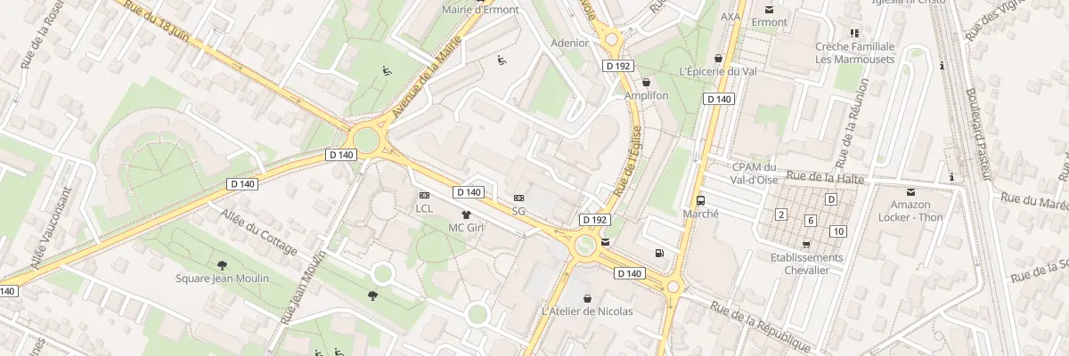 Plan du 9001 Res Ile de France à Ermont