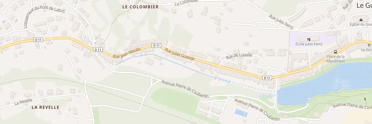 Plan du 14 Rue Jules Guesde à Aubin