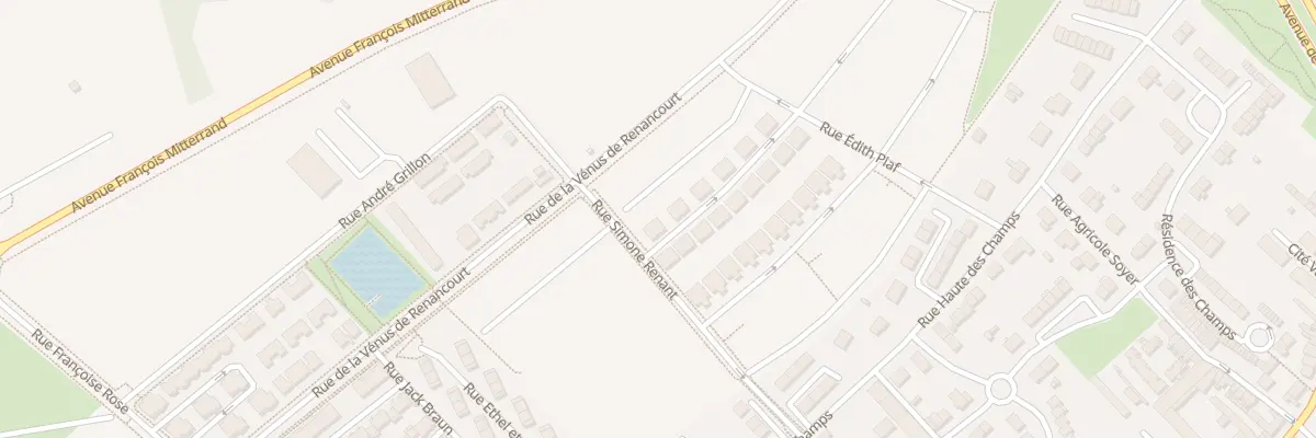 Plan du 68 Rue Maurice Domon à Amiens