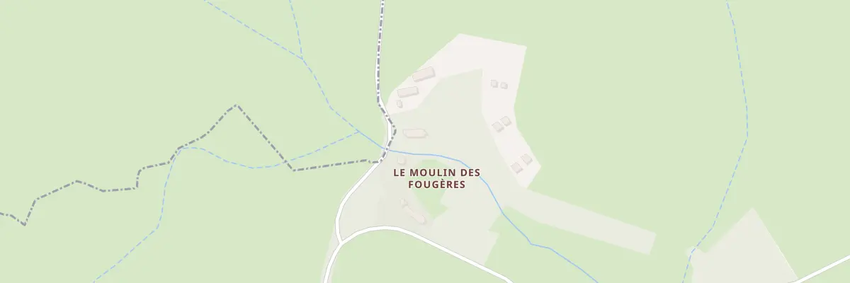 Plan du 2 Moulin de Fougeres à Bord-Saint-Georges