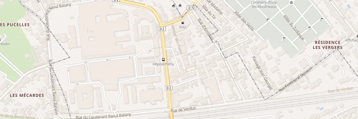 Plan du 7 Vla Percy à Clamart