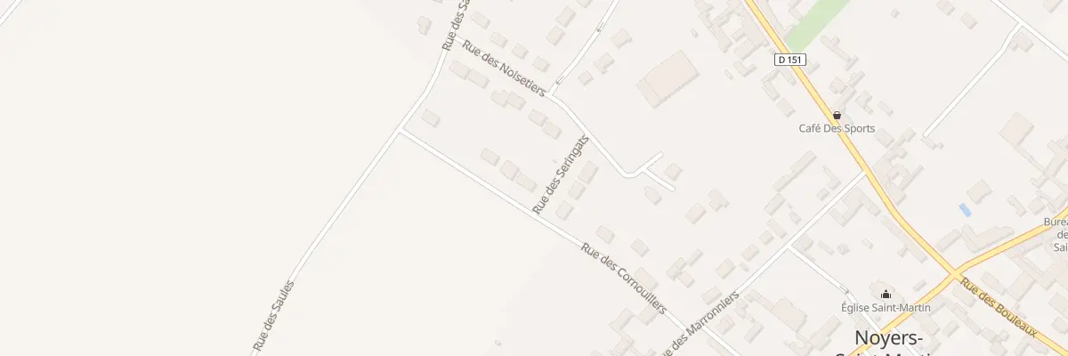 Plan du 180 Rue des Cornouillers à Noyers-Saint-Martin