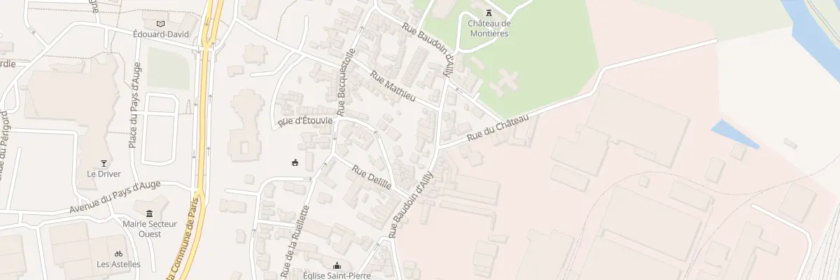 Plan du 89 Rue Baudoin d’Ailly à Amiens