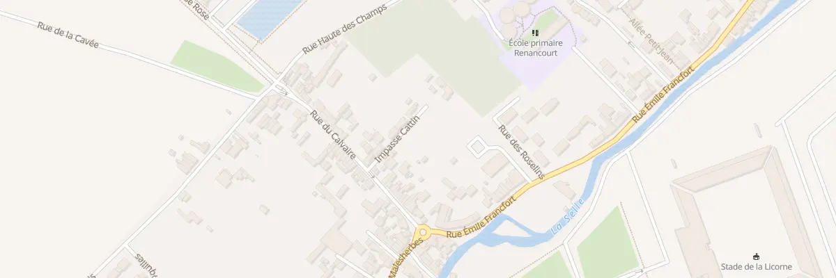 Plan du 30 Rue du Calvaire à Amiens