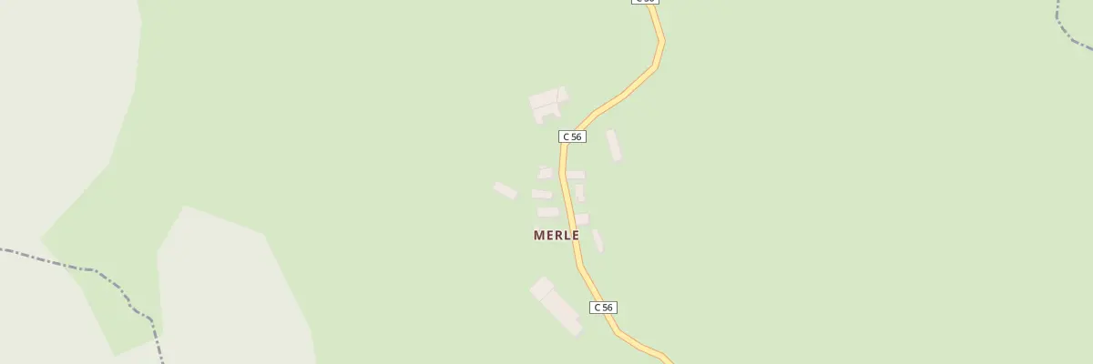 Plan du 5040 Merle à Omps
