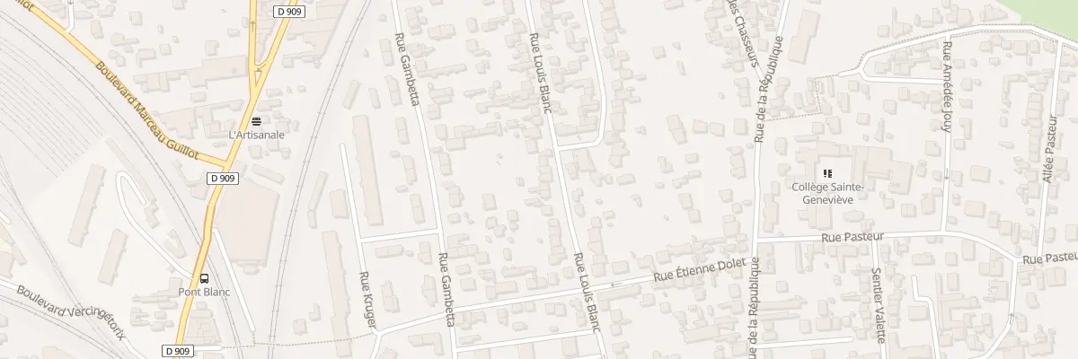 Plan du 57 Rue Louis Blanc à Argenteuil