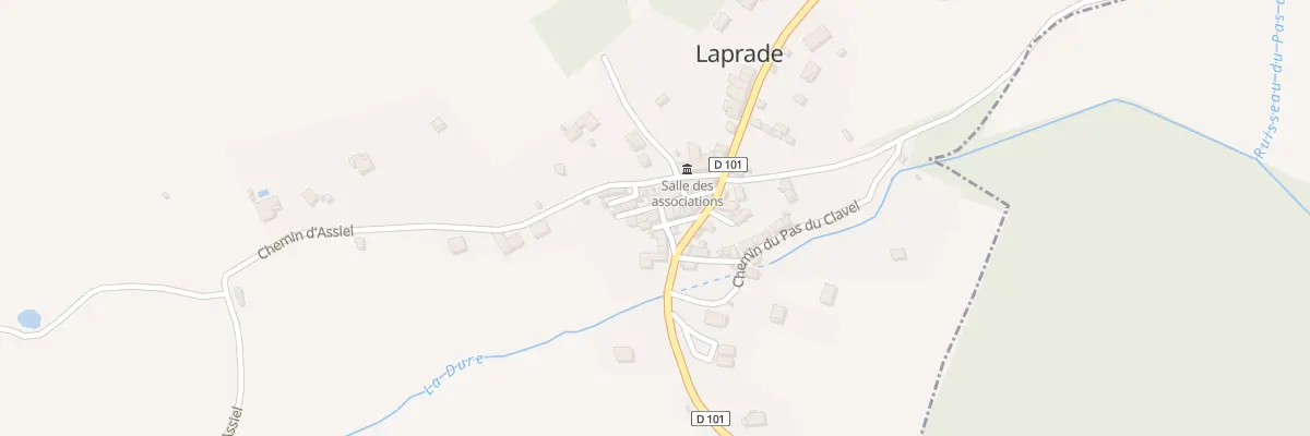 Plan du 23 Le Village à Laprade