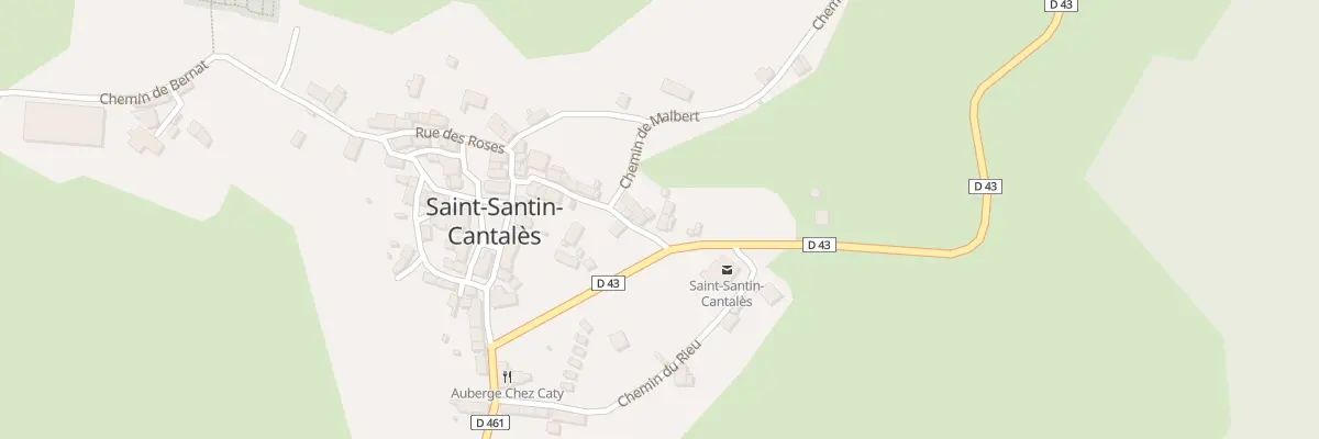 Plan du 5061 Le Bourg à Saint-Santin-Cantalès