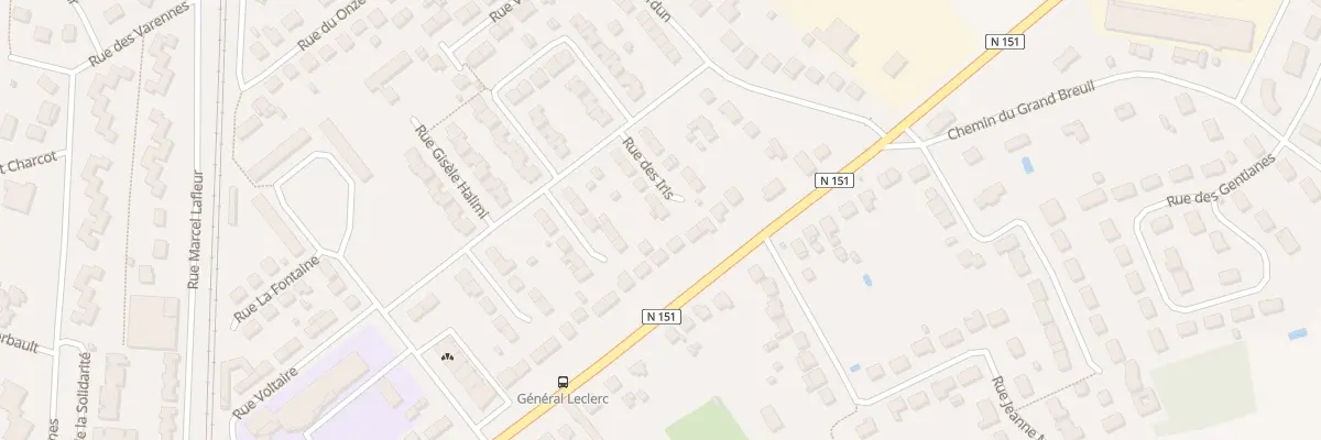 Plan du 10 Rue des Iris à Saint-Florent-sur-Cher