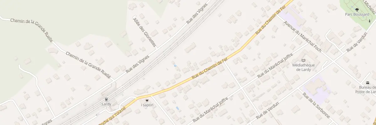 Plan du 15 Rue du Chem de Fer à Lardy