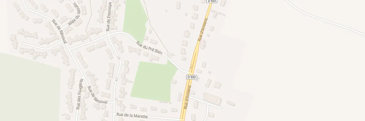 Plan du 356 Rue d’Amiens à Flesselles